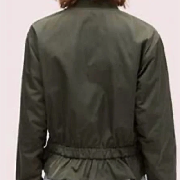 Kate Spade Olive Bomber Jacket - Picture 2 of 5